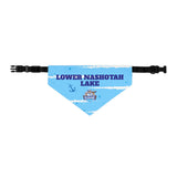 Lower Nashotah Lake | DockHounds Blue Pet Bandana Collar