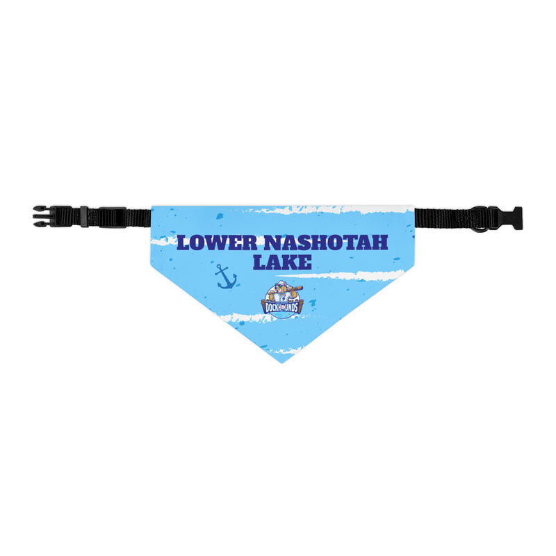 Lower Nashotah Lake | DockHounds Blue Pet Bandana Collar