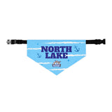 North Lake | DockHounds Blue Pet Bandana Collar
