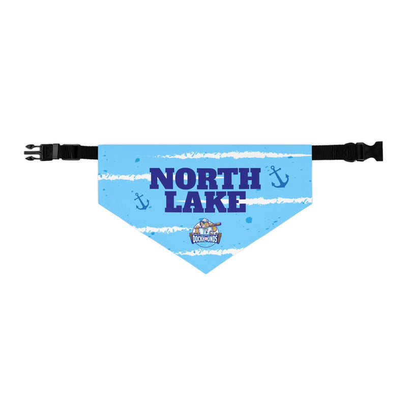 North Lake | DockHounds Blue Pet Bandana Collar