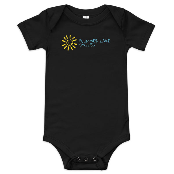 Plummer Lake | Smiles | Baby Short Sleeve One Piece | 4 Colors