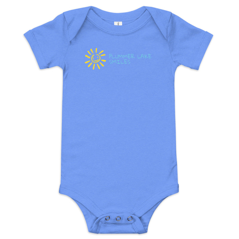 Plummer Lake | Smiles | Baby Short Sleeve One Piece | 4 Colors