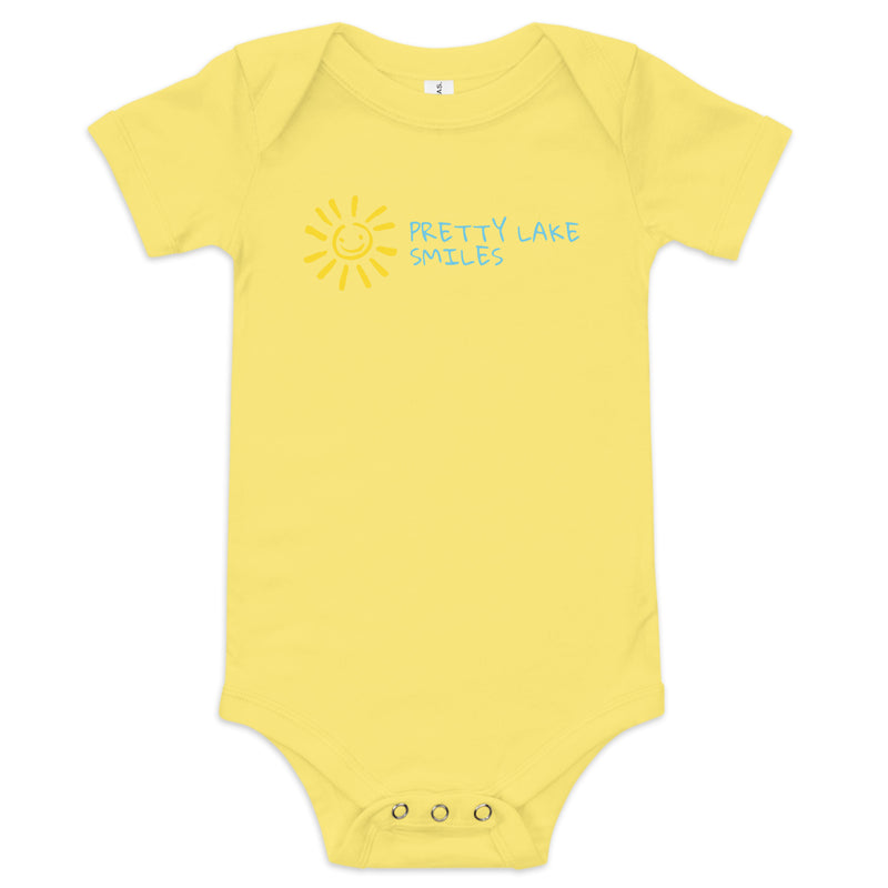 Pretty Lake | Smiles | Baby Short Sleeve One Piece | 4 Colors