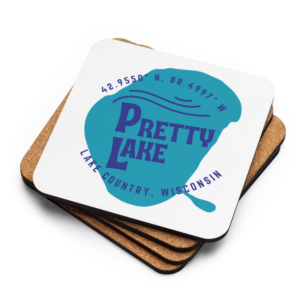 Pretty Lake | Cork-back coaster