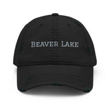 Beaver Lake | Embroidered Distressed Hat | 4 Colors