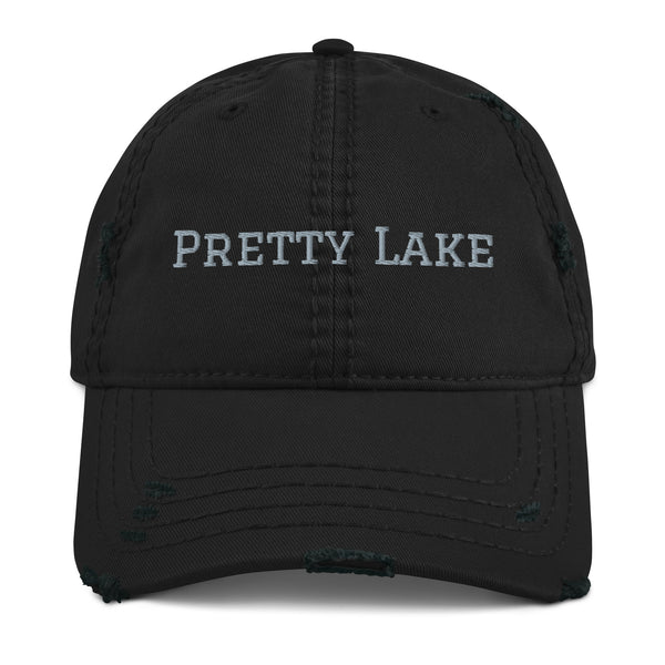 Pretty Lake | Embroidered Distressed Hat | 4 Colors