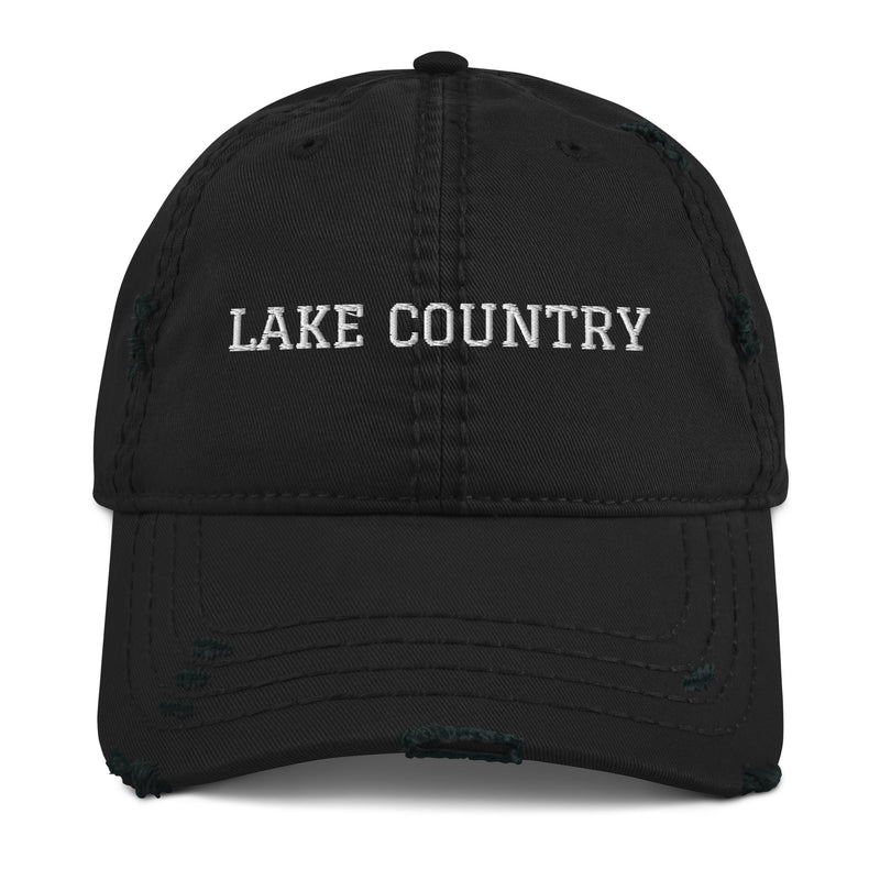 Lake Country | Embroidered Distressed Hat | 4 Colors