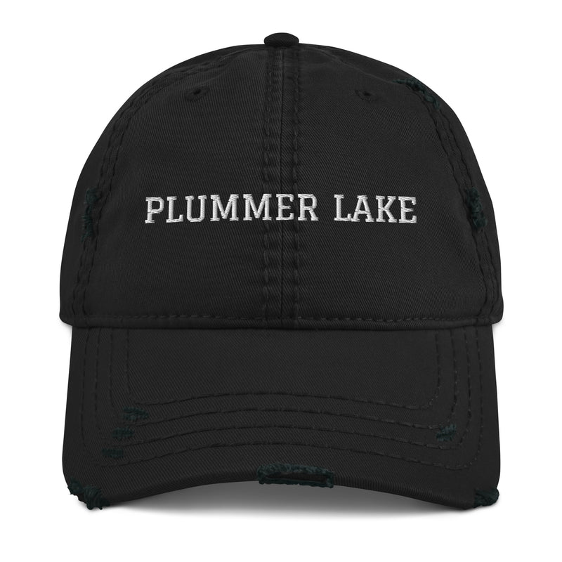 Plummer Lake | Embroidered Distressed Hat | 4 Colors