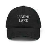 Legend Lake | Embroidered Distressed Hat | 4 Colors