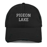 Pigeon Lake | Embroidered Distressed Hat | 4 Colors