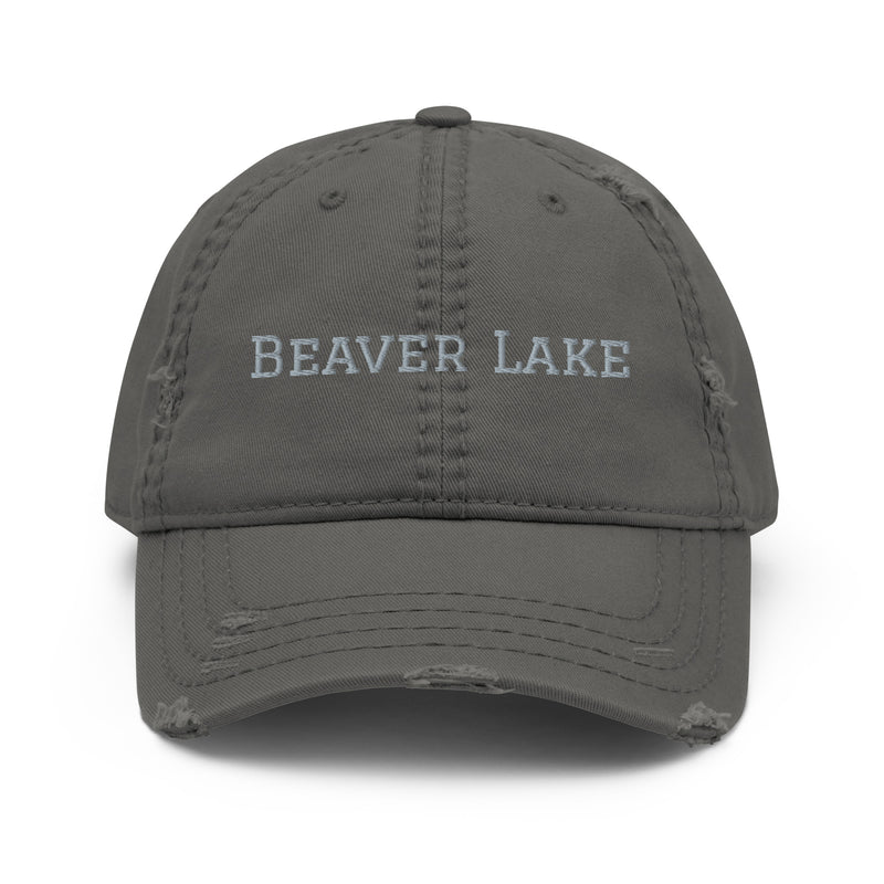 Beaver Lake | Embroidered Distressed Hat | 4 Colors