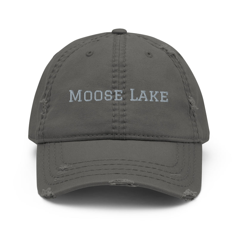 Moose Lake | Embroidered Distressed Hat | 4 Colors