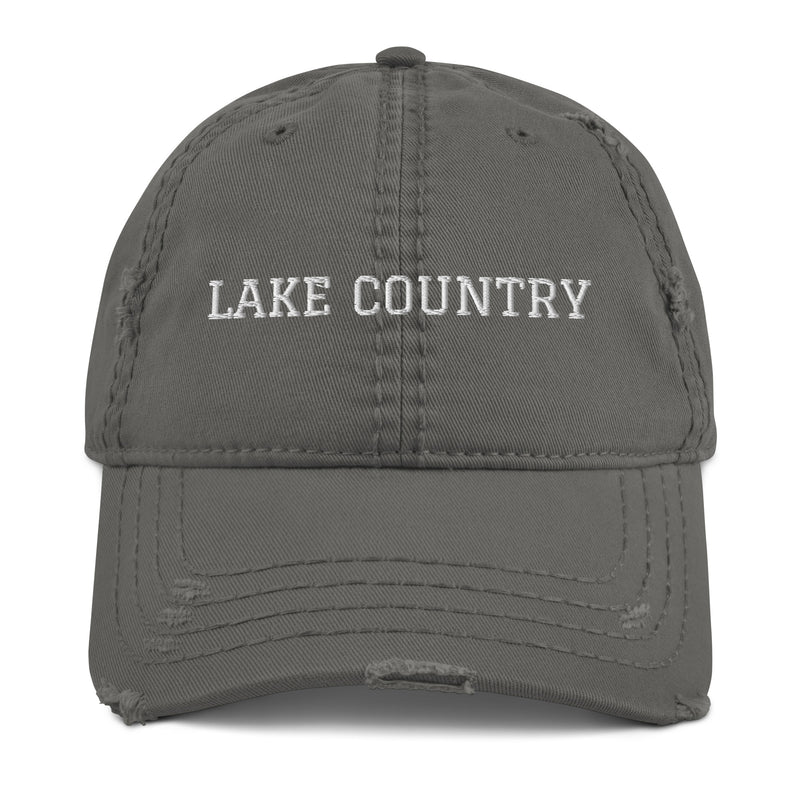 Lake Country | Embroidered Distressed Hat | 4 Colors