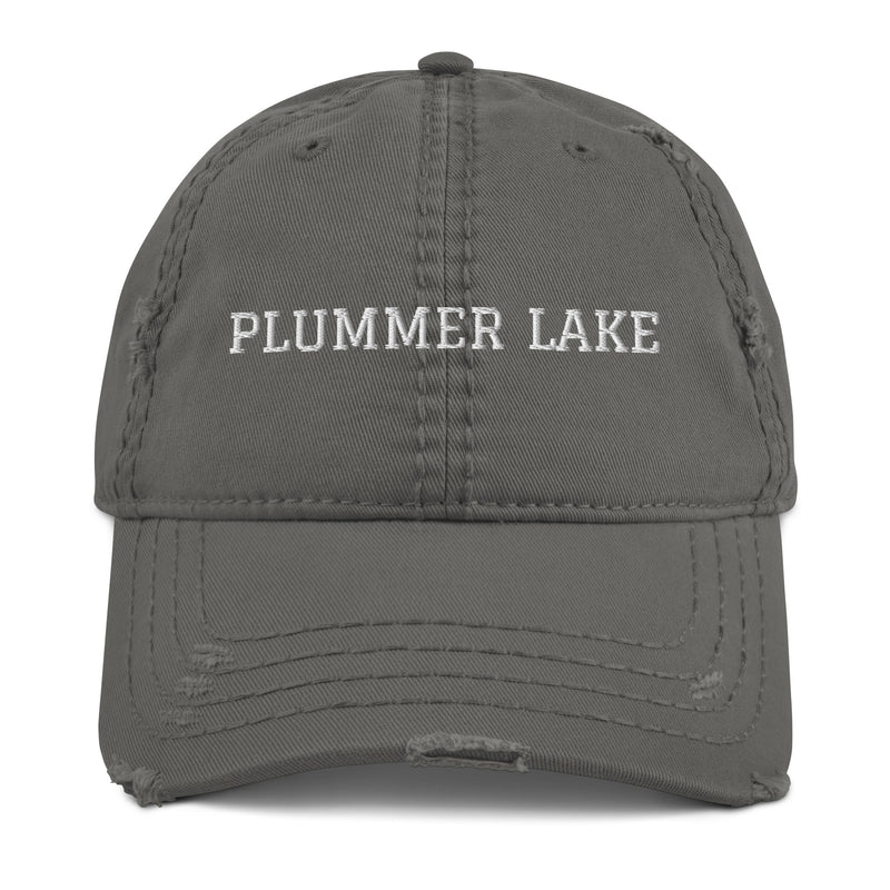 Plummer Lake | Embroidered Distressed Hat | 4 Colors