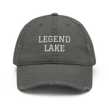 Legend Lake | Embroidered Distressed Hat | 4 Colors