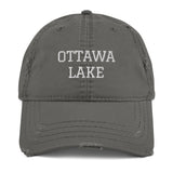 Ottawa Lake | Embroidered Distressed Hat | 4 Colors