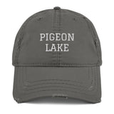 Pigeon Lake | Embroidered Distressed Hat | 4 Colors