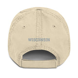 Beige baseball cap on a white background