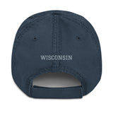 Winnebago Lake | Embroidered Distressed Hat | 4 Colors