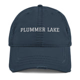 Plummer Lake | Embroidered Distressed Hat | 4 Colors