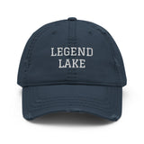 Legend Lake | Embroidered Distressed Hat | 4 Colors