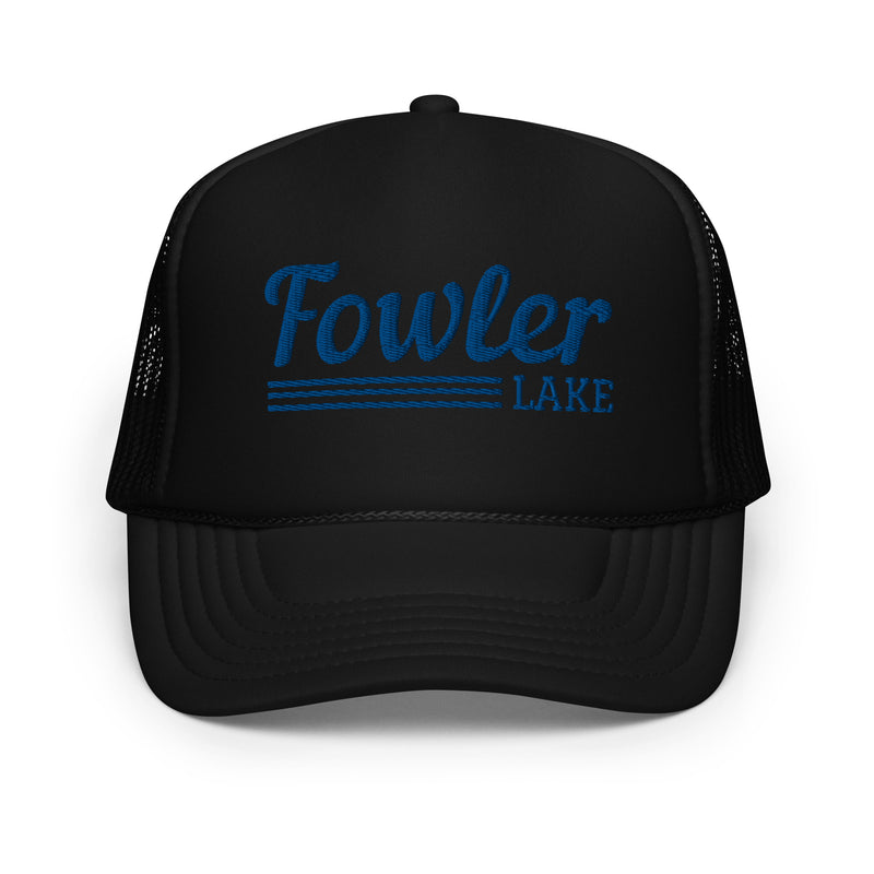 Fowler Lake Line Design | Foam Snapback Hat | 4 Colors