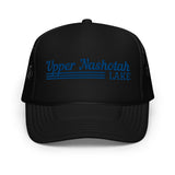 Upper Nashotah Lake Line Design | Foam Snapback Hat | 4 Colors