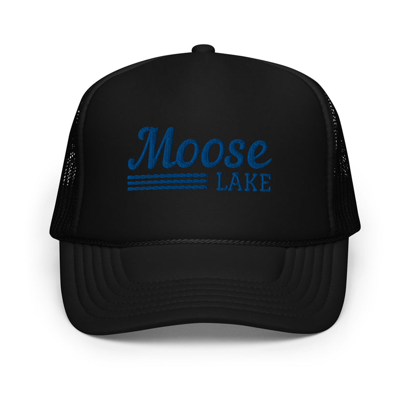 Moose Lake Line Design | Foam Snapback Hat | 4 Colors