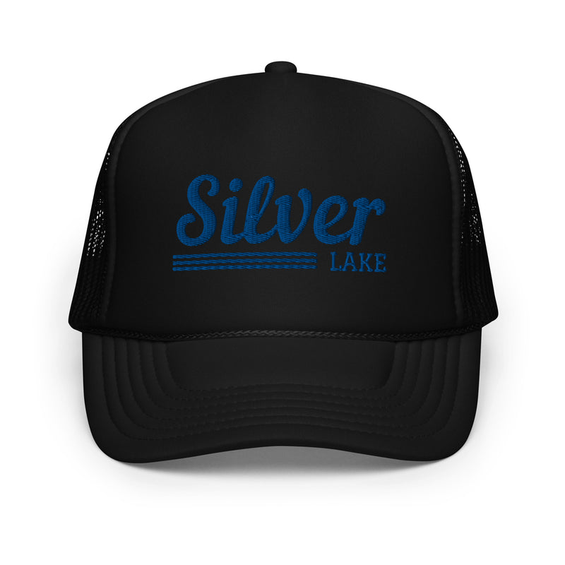 Silver Lake Line Design | Foam Snapback Hat | 4 Colors