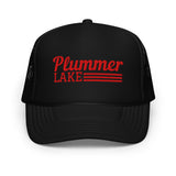 Plummer Lake Line Design | Embroidered Foam Snapback Hat | 6 Colors