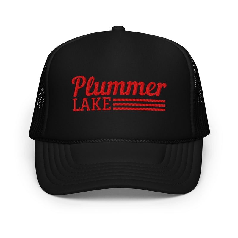 Plummer Lake Line Design | Embroidered Foam Snapback Hat | 6 Colors