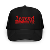 Legend Lake Line Design | Foam Snapback Hat | 6 Colors