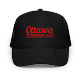 Ottawa Lake Line Design | Foam Snapback Hat | 6 Colors