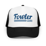 Fowler Lake Line Design | Foam Snapback Hat | 4 Colors