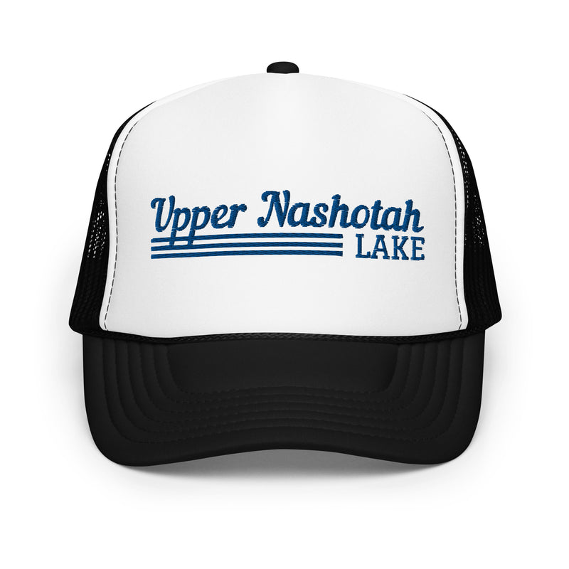 Upper Nashotah Lake Line Design | Foam Snapback Hat | 4 Colors