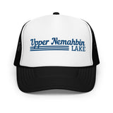 Upper Nemahbin Lake Line Design | Foam Snapback Hat | 4 Colors