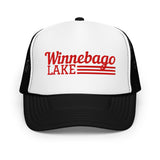Winnebago Lake Line Design | Foam Snapback Hat | 6 Colors