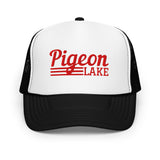 Pigeon Lake Line Design | Foam Snapback Hat | 6 Colors