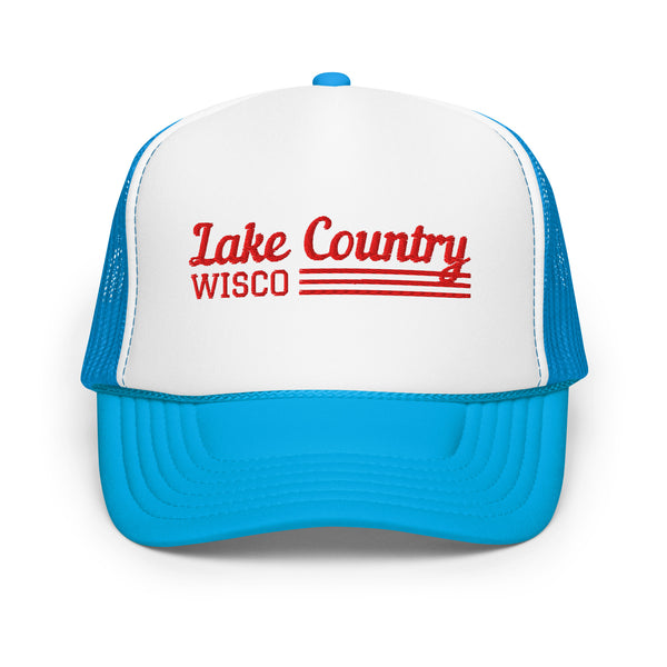 Lake Country | Line Design | Foam Snapback Hat | 6 Colors