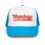 Winnebago Lake Line Design | Foam Snapback Hat | 6 Colors