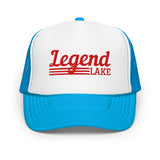 Legend Lake Line Design | Foam Snapback Hat | 6 Colors