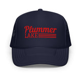 Plummer Lake Line Design | Embroidered Foam Snapback Hat | 6 Colors