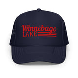 Winnebago Lake Line Design | Foam Snapback Hat | 6 Colors