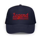 Legend Lake Line Design | Foam Snapback Hat | 6 Colors
