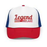 Legend Lake Line Design | Foam Snapback Hat | 6 Colors