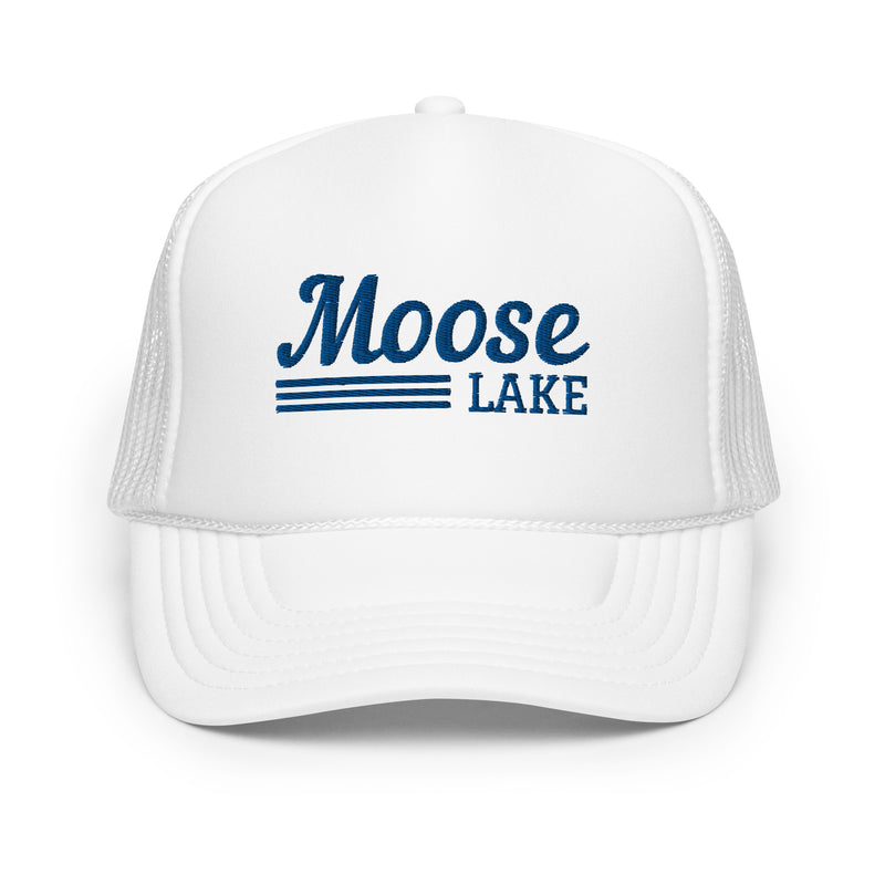 Moose Lake | Blue Line Design | Foam Snapback Hat | 4 Colors