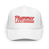 Plummer Lake Line Design | Embroidered Foam Snapback Hat | 6 Colors