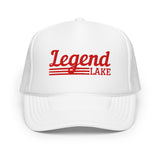 Legend Lake Line Design | Foam Snapback Hat | 6 Colors