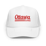 Ottawa Lake Line Design | Foam Snapback Hat | 6 Colors