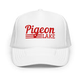 Pigeon Lake Line Design | Foam Snapback Hat | 6 Colors